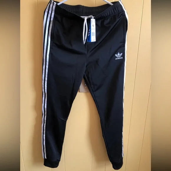 adidas gazelle silver green womens Adidas Superstar Cuffed Men's Originals Track Pants Black/White